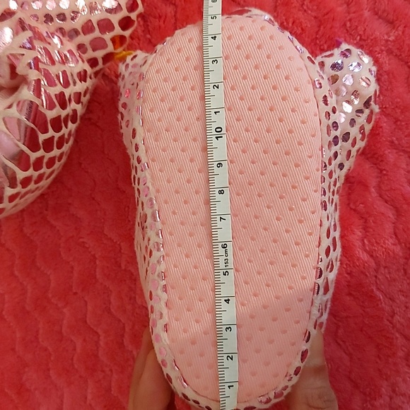 Toddler girl's dinosaur slippers, size L 9-10 - Picture 7 of 7